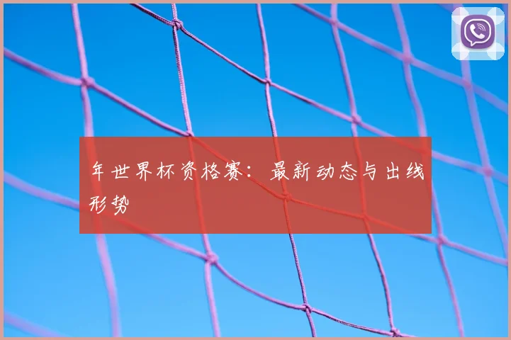 年世界杯资格赛：最新动态与出线形势